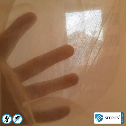 Abschirmender Baldachin Elektrosmog EMF | EINZELBETT | Abschirmwirkung HF bis 99,99 % (40 dB) | SFERICS® invest4life Programm | Hohe Reduktion von Handystrahlung, WLAN, usw. 15 Abschirmender Baldachin Elektrosmog FUNK | EINZELBETT | Abschirmung Funk bis 99,99 % (40 dB). Wirkungsvoll gegen Handystrahlung, WLAN, usw.