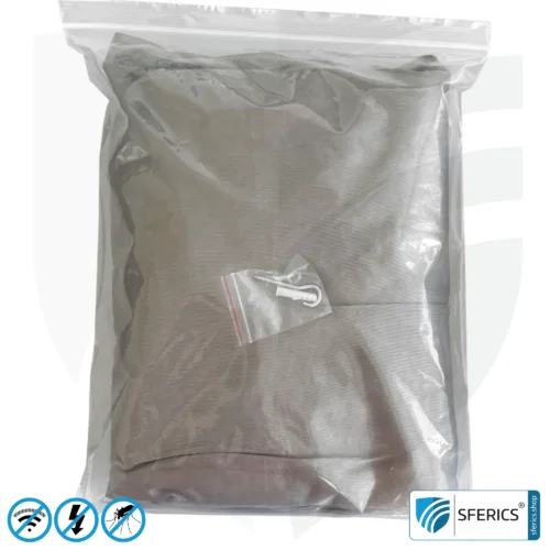 Abschirmender Baldachin Elektrosmog BUDGET | EINZELBETT, Pyramidenform | Abschirmung EMF über 99,99 % (44 dB) | Erdbar NF | Made in China 8 Abschirmender Baldachin Elektrosmog BUDGET | EINZELBETT | Pyramidenform | Abschirmung Funk über 99,99 % (44 dB) | erdbar | Made in China