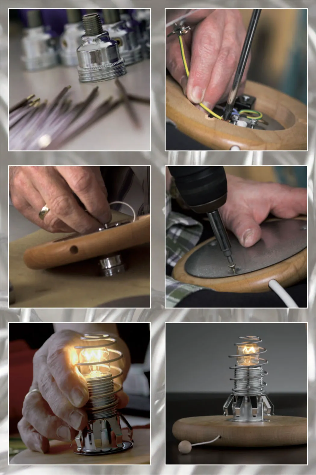 Geschirmter Lampensockel mit Salzkristall | Sockel für Salzkristall Leuchten und geeignete Lampenschirme | E14 Fassung 15 Geschirmter Lampensockel | für Salzkristall Leuchten und geeignete Lampenschirme | E14 Fassung