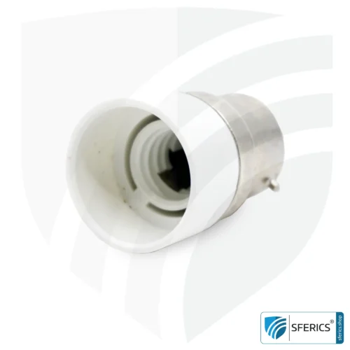 Universal Adapter Leuchtmittel | E14 Leuchtmittel auf B22 Bajonett Sockel 11 Universal Adapter Leuchtmittel | E14 Leuchtmittel auf B22 Bajonett Sockel