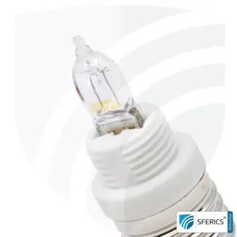 Universal Adapter Leuchtmittel | G9 Leuchtmittel auf E27 Sockel 10 Universal Adapter Leuchtmittel | G9 Leuchtmittel in E27 Fassung
