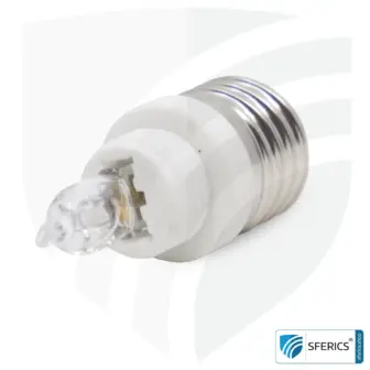 Universal Adapter Leuchtmittel | G9 Leuchtmittel auf E27 Sockel 13 Universal Adapter Leuchtmittel | G9 Leuchtmittel in E27 Fassung
