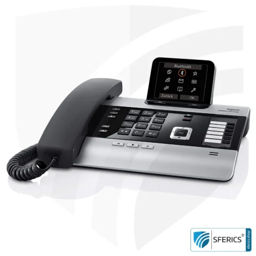 GIGASET DX800A Telefon, kabelgebunden | strahlungarm durch ECO DECT+ | analog, digital, VoIP (SIP) | mit Anrufbeantworter 1 GIGASET DX800A Telefon, kabelgebunden | strahlungarm durch ECO DECT+ | analog, digital, VoIP, Anrufbeantworter