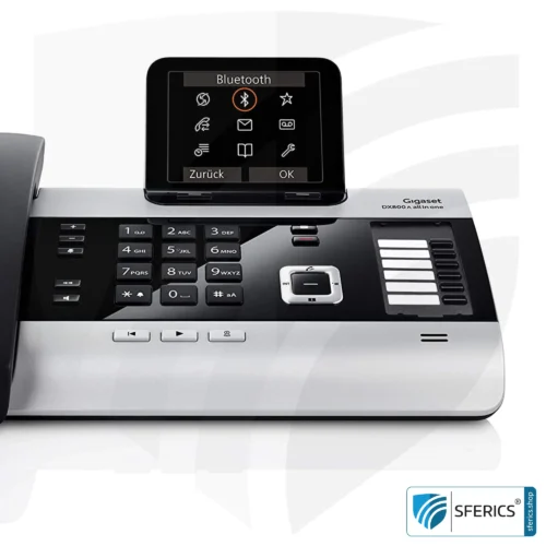 GIGASET DX800A Telefon, kabelgebunden | strahlungarm durch ECO DECT+ | analog, digital, VoIP (SIP) | mit Anrufbeantworter 10 GIGASET DX800A Telefon, kabelgebunden | strahlungarm durch ECO DECT+ | analog, digital, VoIP, Anrufbeantworter