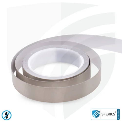Erdungsband GSX, selbstklebend | Erdung von Abschirmfarbe, Abschirmgewebe, Abschirmvlies, usw. 19 Erdungsband GSX, selbstklebend | Erdung von Abschirmfarbe, Abschirmgewebe, Abschirmvlies, usw.