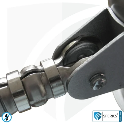 Geschirmte Lampe LONDON im Design SILBER | Schreibtischlampe für den hellen Arbeitplatz oder als geniale Werklampe | E27 Fassung 22 Geschirmte Lampe | Schreibtischlampe für den hellen Arbeitplatz oder als geniale Werklampe | E27 Fassung