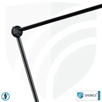 Geschirmte Lampe LONDON im Design SCHWARZ | Schreibtischlampe für den hellen Arbeitplatz oder als geniale Werklampe | E27 14 Geschirmte Lampe im Design SCHWARZ | Schreibtischlampe für den hellen Arbeitplatz oder als geniale Werklampe | E27 Fassung