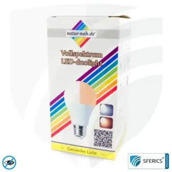8 Watt LED Vollspektrum DuoLight | 3 Lichtfarben auf Klick: Tageslicht + Warmlicht + Neutrallicht, 700 Lumen | CRI 95 | flimmerfrei | E27 | Business Qualität 15 8 Watt LED Vollspektrum DuoLight | 3 Lichtfarben auf Klick: Tageslicht + Warmlicht + Neutrallicht, 700 Lumen | CRI 95 | flimmerfrei | E27 | Business Qualität