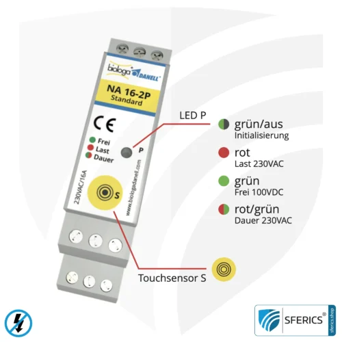 Netzabkoppler NA 16-2P Standard | zweipolige Abschaltung | selbstlernend, mit Touchsensor | inklusive LED Kontrollleuchte 10 Netzabkoppler NA 16-2P Standard | zweipolige Abschaltung | selbstlernend | inklusive LED Kontrollleuchte