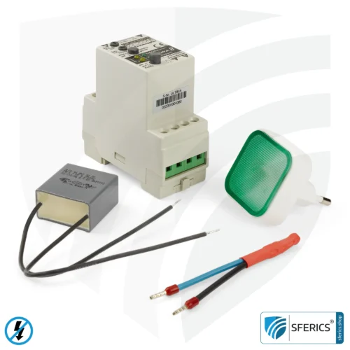 Netzfreischalter Ultima 8 | für Standbygeräte wie z.B. Rolladensteuerungen | inklusive Prüf-LED, Netzfilter x25 und Grundlastwiderstand 2 Netzabkoppler Ultima 8 | für Standbygeräte wie z.B. Rolladensteuerungen | inklusive Prüf-LED, Netzfilter x25 und Grundlastwiderstand