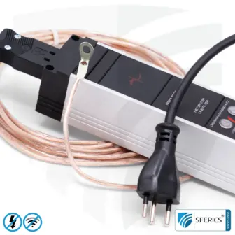 Powerline Filter für erdbaren Baldachin, Zelt und Schlafsack | Schirmungsbereich von 2 bis 68 MHz | Dämpfung von Powerline (PLC / DLAN) Frequenzen aus dem Erdungskabel 12 Powerline Filter für erdbaren Baldachin, Zelt und Schlafsack | Schirmungsbereich von 2 bis 68 MHz | Dämpfung von Powerline (PLC / DLAN) Frequenzen aus dem Erdungskabel