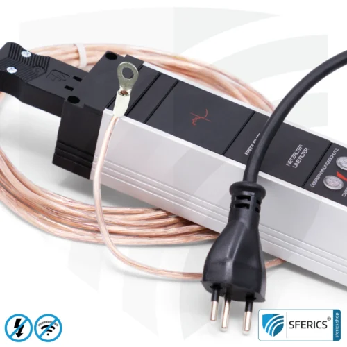 Powerline Filter für erdbaren Baldachin, Zelt und Schlafsack | Schirmungsbereich von 2 bis 68 MHz | Dämpfung von Powerline (PLC / DLAN) Frequenzen aus dem Erdungskabel 12 Powerline Filter für erdbaren Baldachin, Zelt und Schlafsack | Schirmungsbereich von 2 bis 68 MHz | Dämpfung von Powerline (PLC / DLAN) Frequenzen aus dem Erdungskabel