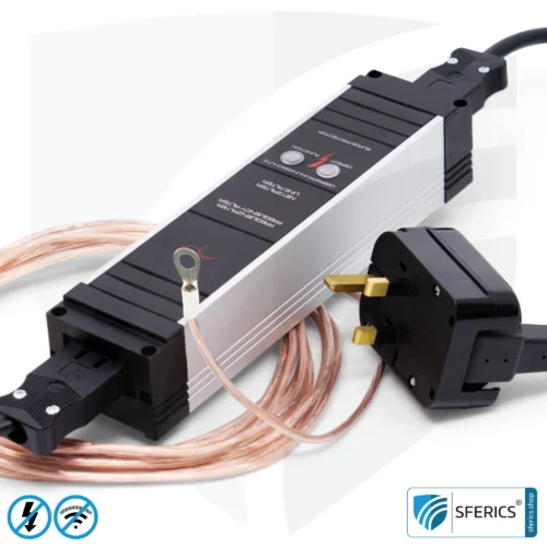 Powerline Filter für erdbaren Baldachin, Zelt und Schlafsack | Schirmungsbereich von 2 bis 68 MHz | Dämpfung von Powerline (PLC / DLAN) Frequenzen aus dem Erdungskabel 13 Powerline Filter für erdbaren Baldachin, Zelt und Schlafsack | Schirmungsbereich von 2 bis 68 MHz | Dämpfung von Powerline (PLC / DLAN) Frequenzen aus dem Erdungskabel