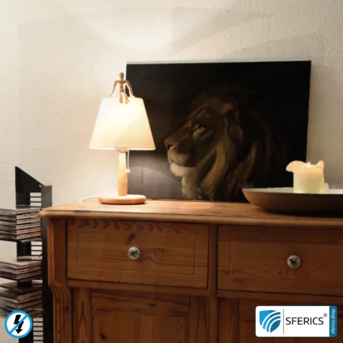 Geschirmte Tischlampe aus Buchenholz | Lampenschirm KINDER aus Baumwollgewebe | E27 Fassung 10 Geschirmte Tischlampe aus Buchenholz | Lampenschirm KINDER aus Baumwollgewebe | E27 Fassung