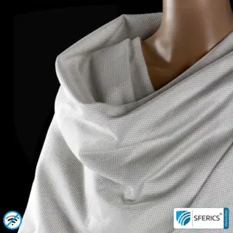 Abschirmendes ANTIWAVE Tuch zum Umhängen | auch geeignet als hochwertige Babydecke | Schutz vor Elektrosmog HF mit Wirkungsgrad bis 99,9 % (Handy, WLAN, LTE) | 5G ready! 7 ANTIWAVE abschirmendes Tuch zum Umhängen | Schutz vor Elektrosmog HF mit Wirkungsgrad über 99,9 % (Handy, WLAN, LTE) | 5G ready! Vector.