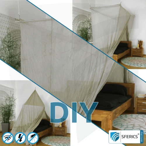 Abschirmender Baldachin Elektrosmog ULTRA | DIY für den EMF Profi | Abschirmung EMF über 99,99 % (48 dB bei 1 GHz) | Erdbar 10 Abschirmender Baldachin Elektrosmog PRO | DIY für den EMF Profi | Abschirmung EMF über 99,99 % (48 dB bei 1 GHz) | Erdbar