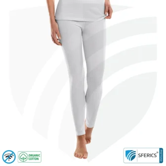 Abschirmende ANTIWAVE Leggings für Damen | Schutz bis zu 30 dB vor HF Elektrosmog (Handy, WLAN, LTE) | Ideal für elektrosensible Menschen
