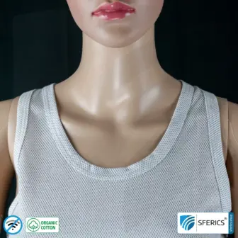 Abschirmendes ANTIWAVE Tank-Top für Damen | Schutz bis zu 30 dB vor HF Elektrosmog (Handy, WLAN, LTE) | Ideal für elektrosensible Menschen 14 Abschirmendes ANTIWAVE Tank-Top für Damen | Schutz bis zu 30 dB vor HF Elektrosmog (Handy, WLAN, LTE) | Ideal für elektrosensible Menschen