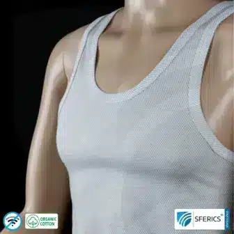 Abschirmendes ANTIWAVE Tank-Top für Herren | Schutz bis zu 30 dB vor HF Elektrosmog (Handy, WLAN, LTE) | Ideal für elektrosensible Menschen 14 Abschirmendes ANTIWAVE Tank-Top für Herren | Schutz bis zu 30 dB vor HF Elektrosmog (Handy, WLAN, LTE) | Ideal für elektrosensible Menschen