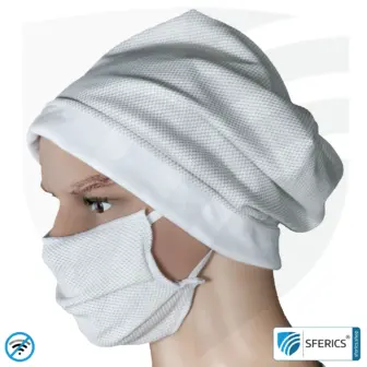 Abschirmende Mütze ANTIWAVE Beany | Schutz vor Elektrosmog HF mit Wirkungsgrad bis 99,9 % (Handy, WLAN, LTE) | 5G ready! 26 ANTIWAVE abschirmende Mütze Beany | Schutz vor Elektrosmog HF mit Wirkungsgrad bis 99,9 % (Handy, WLAN, LTE) | 5G ready!