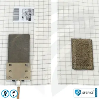 Bettlaken fürs Doppelbett | Abschirmung niederfrequenter elektrischer Wechselfelder | ermöglicht Erdkontakt* | Nicht geeignet zur Abschirmung von WLAN, LTE, 5G, usw.! 7 Bettlaken Erdung | Abschirmung niederfrequenter elektrischer Wechselfelder NF | ermöglicht Erdkontakt* | Nicht geeignet für EMF Abschirmungen!