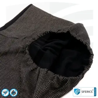 Abschirmender, elastischer ANTIWAVE Schlauchschal Scarf | Schutz vor Elektrosmog HF mit Wirkungsgrad bis 99,9 % | Abschirmstoff mit Silber für antibakterielle Wirkung durch Silberionen 31 ANTIWAVE abschirmender, elastischer Schlauchschal Scarf | Schutz vor Elektrosmog HF mit Wirkungsgrad bis 99,9 % | Abschirmstoff mit Silber für antibakterielle Wirkung durch Silberionen.
