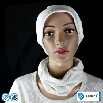 Abschirmender, elastischer ANTIWAVE Schlauchschal Scarf | Schutz vor Elektrosmog HF mit Wirkungsgrad bis 99,9 % | Abschirmstoff mit Silber für antibakterielle Wirkung durch Silberionen 22 ANTIWAVE abschirmender, elastischer Schlauchschal Scarf | Schutz vor Elektrosmog HF mit Wirkungsgrad bis 99,9 % | Abschirmstoff mit Silber für antibakterielle Wirkung durch Silberionen
