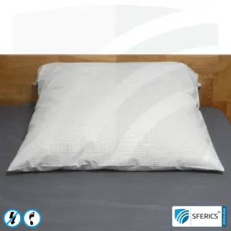 Kissenbezug Standard | 80 x 80 cm | Abschirmung niederfrequenter elektrischer Wechselfelder | ermöglicht Erdkontakt* | Nicht geeignet zur Abschirmung von WLAN, LTE, 5G, usw.! 8 Kissenbezug Standard | 80 x 80 cm | Abschirmung niederfrequenter elektrischer Wechselfelder | ermöglicht Erdkontakt* | Nicht geeignet zur Abschirmung von WLAN, LTE, 5G, usw.!