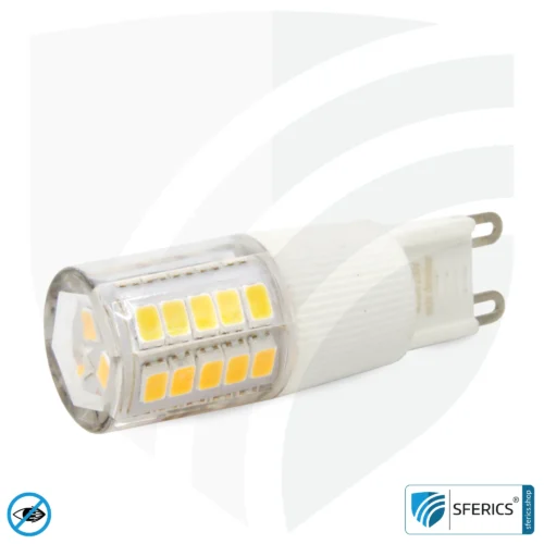 5,5 Watt LED G9 | Hell wie 41 Watt, 485 Lumen | CRI 95 | flimmerfrei | warmweiß | Alternative zu Hochvolt Halogen G9 1 5,5 Watt LED G9 | Hell wie 41 Watt, 485 Lumen | CRI 95 | flimmerfrei | warmweiß | Alternative zu Hochvolt Halogen G9