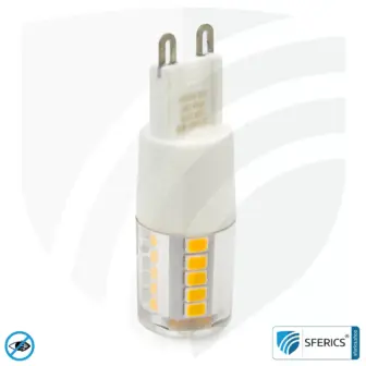 5,5 Watt LED G9 | Hell wie 41 Watt, 485 Lumen | CRI 95 | flimmerfrei | warmweiß | Alternative zu Hochvolt Halogen G9 9 5,5 Watt LED G9 | Hell wie 41 Watt, 485 Lumen | CRI 95 | flimmerfrei | warmweiß | Alternative zu Hochvolt Halogen G9