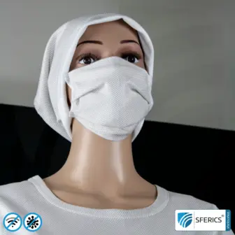 ANTIWAVE MNS Schutzmaske für Mund und Nase | Abschirmstoff mit Silber für antibakterielle Wirkung durch Silberionen | 3x Maximum in Hygiene, Wirkung und Tragekomfort 19 ANTIWAVE MNS Schutzmaske für Mund und Nase | Abschirmstoff mit Silber für antibakterielle Wirkung durch Silberionen | 3x Maximum in Hygiene, Wirkung und Tragekomfort