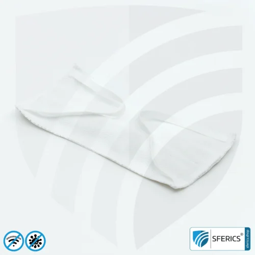 ANTIWAVE MNS Schutzmaske für Mund und Nase | Abschirmstoff mit Silber für antibakterielle Wirkung durch Silberionen | 3x Maximum in Hygiene, Wirkung und Tragekomfort 20 ANTIWAVE MNS Schutzmaske für Mund und Nase | Abschirmstoff mit Silber für antibakterielle Wirkung durch Silberionen | 3x Maximum in Hygiene, Wirkung und Tragekomfort