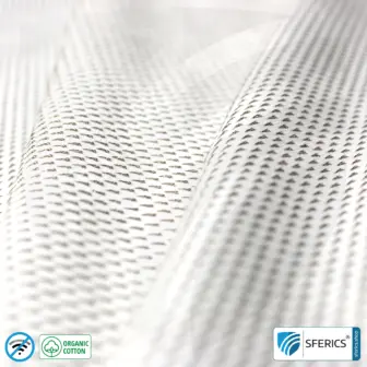 NEW ANTIWAVE OC Abschirmstoff | hellgrau | Ideal für Bekleidung und Unterbekleidung | HF Schirmdämpfung gegen Elektrosmog bis 33 dB | 5G ready! 16 NEW ANTIWAVE OC Abschirmstoff | Ideal zur Herstellung von Bekleidung und Unterbekleidung | hellgrau | HF Schirmdämpfung gegen Elektrosmog bis 33 dB | 5G ready!