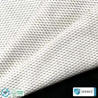 NEW ANTIWAVE OC Abschirmstoff | hellgrau | Ideal für Bekleidung und Unterbekleidung | HF Schirmdämpfung gegen Elektrosmog bis 33 dB | 5G ready! 17 NEW ANTIWAVE OC Abschirmstoff | Ideal zur Herstellung von Bekleidung und Unterbekleidung | hellgrau | HF Schirmdämpfung gegen Elektrosmog bis 33 dB | 5G ready!