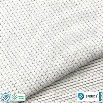 NEW ANTIWAVE OC Abschirmstoff | hellgrau | Ideal für Bekleidung und Unterbekleidung | HF Schirmdämpfung gegen Elektrosmog bis 33 dB | 5G ready! 25 NEW ANTIWAVE OC Abschirmstoff | Ideal zur Herstellung von Bekleidung und Unterbekleidung | hellgrau | HF Schirmdämpfung gegen Elektrosmog bis 33 dB | 5G ready!