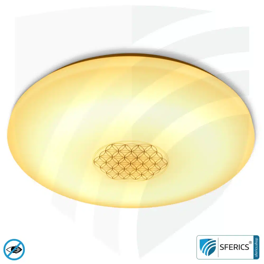 LED Vollspektrum Deckenleuchte SUNNY mit Fernbedienung | bis 4000 Lumen, dimmbar | bis 5900 Kelvin, farbveränderbar | CRI 95 | traumhaftes Licht im Wohnzimmer und Homeoffice