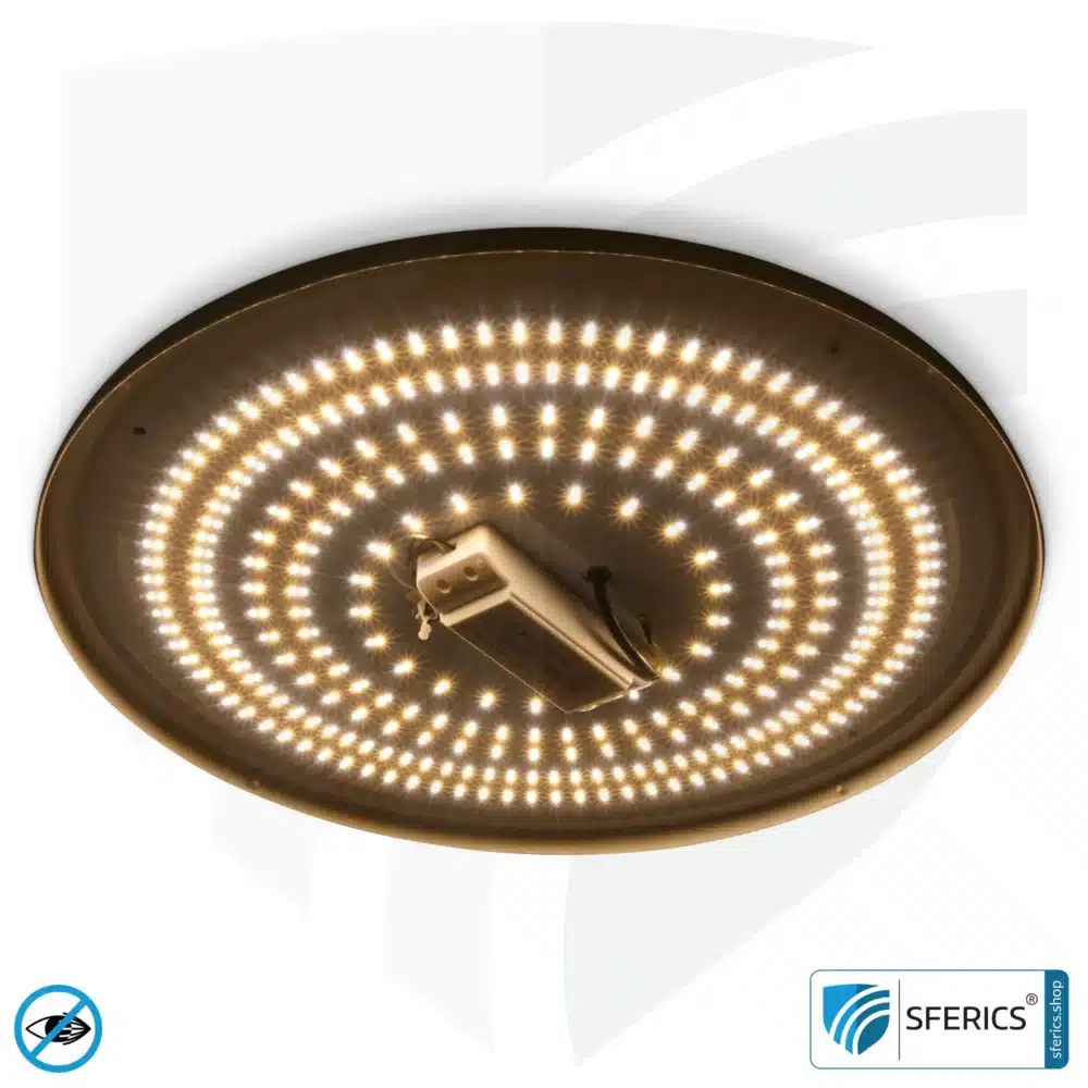 LED Vollspektrum Deckenleuchte SUNNY mit Fernbedienung | bis 4000 Lumen, dimmbar | bis 5900 Kelvin, farbveränderbar | CRI 95 | traumhaftes Licht im Wohnzimmer und Homeoffice
