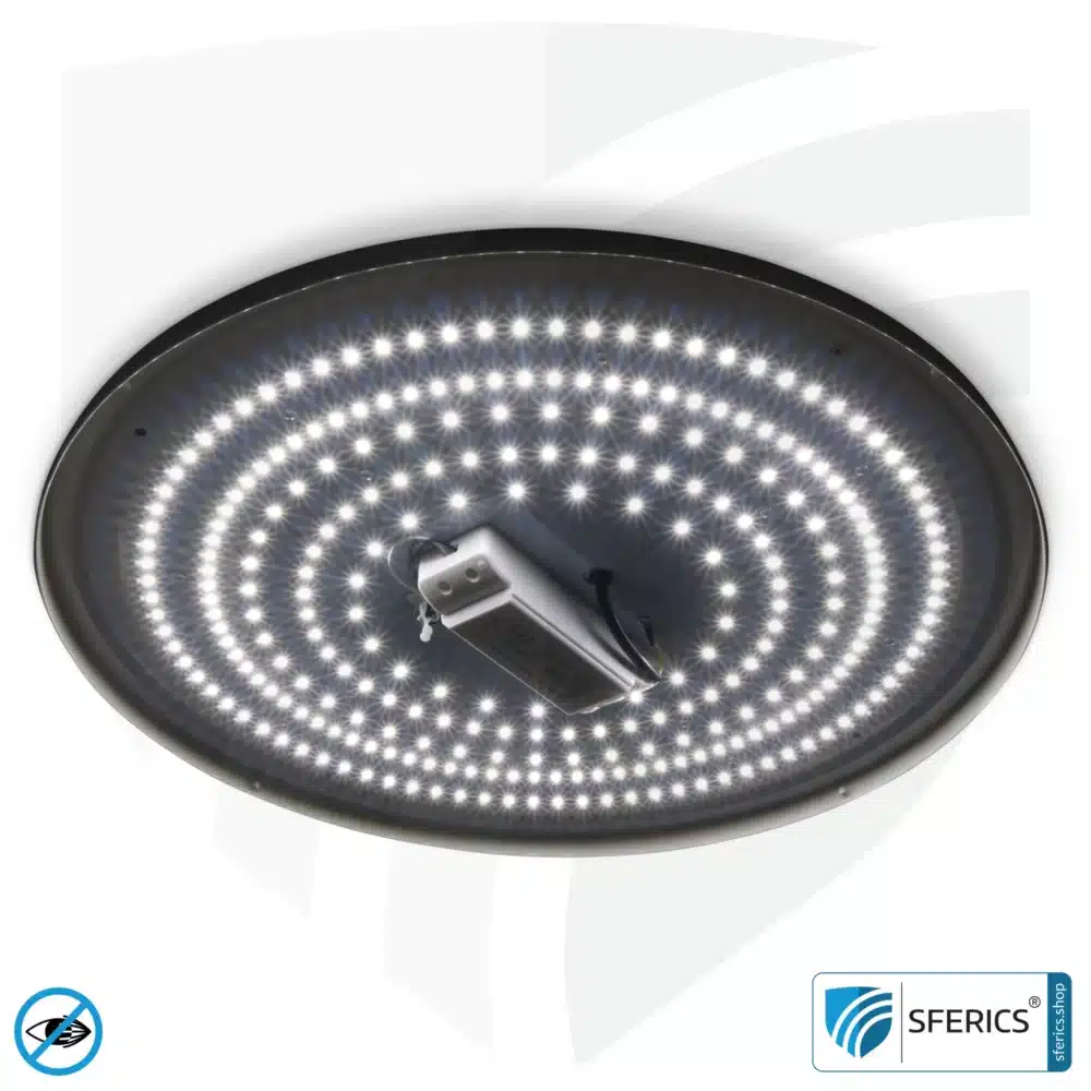 LED Vollspektrum Deckenleuchte SUNNY mit Fernbedienung | bis 4000 Lumen, dimmbar | bis 5900 Kelvin, farbveränderbar | CRI 95 | traumhaftes Licht im Wohnzimmer und Homeoffice