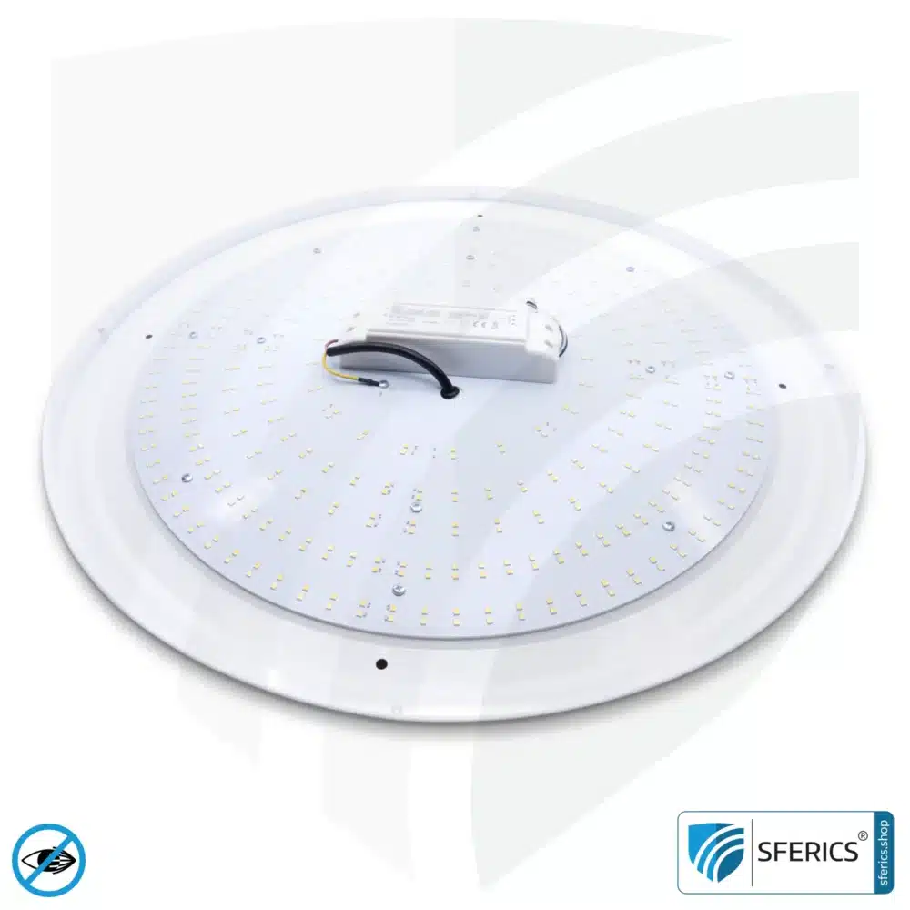 LED Vollspektrum Deckenleuchte SUNNY mit Fernbedienung | bis 4000 Lumen, dimmbar | bis 5900 Kelvin, farbveränderbar | CRI 95 | traumhaftes Licht im Wohnzimmer und Homeoffice