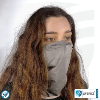 Abschirmender Kopfschutz, dehnbares Kopftuch bzw. Headgear | Schutz bis 51 dB vor HF Elektrosmog (Handy, WLAN, LTE) | Wirkungsvoll gegen 5G! 7 Abschirmender Kopfschutz, dehnbares Kopftuch bzw. Headgear | Schutz bis 51 dB vor HF Elektrosmog (Handy, WLAN, LTE) | Wirkungsvoll gegen 5G!