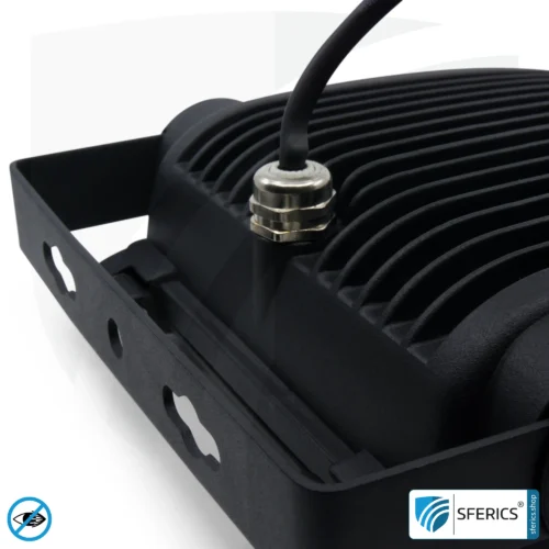 LED Fluter mit Haltebügel, schwarz | 35 Watt Vollspektrum Tageslicht | Schutzklasse IP65 | 3000 Lumen | flimmerfrei | CRI 95 | ideal für große natürliche Helligkeit in großen Räumen bzw. als indirekter Deckenfluter 13 LED Fluter mit Haltebügel, schwarz | 35 Watt Vollspektrum Tageslicht | Schutzklasse IP65 | 3000 Lumen | flimmerfrei | CRI 95 | ideal für große natürliche Helligkeit in großen Räumen bzw. als indirekter Deckenfluter