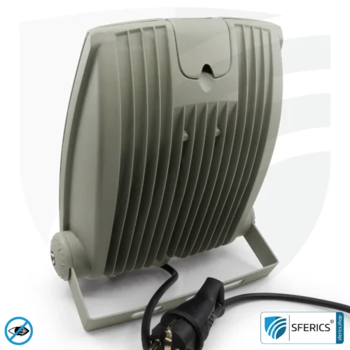 LED Fluter mit Haltebügel, grau | 35 Watt Vollspektrum Tageslicht | Schutzklasse IP65 | 3000 Lumen | flimmerfrei | CRI 95 | ideal für große natürliche Helligkeit in großen Räumen bzw. als indirekter Deckenfluter 11 LED Fluter mit Haltebügel, grau | 35 Watt Vollspektrum Tageslicht | Schutzklasse IP65 | 3000 Lumen | flimmerfrei | CRI 95 | ideal für große natürliche Helligkeit in großen Räumen bzw. als indirekter Deckenfluter