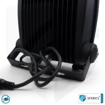 LED Fluter mit Haltebügel, schwarz | 35 Watt Vollspektrum Tageslicht | Schutzklasse IP65 | 3000 Lumen | flimmerfrei | CRI 95 | ideal für große natürliche Helligkeit in großen Räumen bzw. als indirekter Deckenfluter 16 LED Fluter mit Haltebügel, schwarz | 35 Watt Vollspektrum Tageslicht | Schutzklasse IP65 | 3000 Lumen | flimmerfrei | CRI 95 | ideal für große natürliche Helligkeit in großen Räumen bzw. als indirekter Deckenfluter