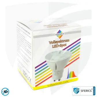 6,5 Watt LED Spot Vollspektrum 3step | Dimmbar mit LED Dimmer | Hell wie 35 Watt, 510 Lumen | CRI >93 | flimmerfrei | Tageslicht | GU10 | Business Qualität 15 6,5 Watt LED Spot Vollspektrum 3step | Dimmbar mit LED Dimmer | Hell wie 35 Watt, 510 Lumen | CRI über 93 | flimmerfrei | Tageslicht | GU10 | Business Qualität