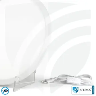 LED Wohlfühl Tageslichtlampe LENA 400 | vitalisierende Lichtdusche + Lichttherapie bei Lichtmangel | Wirkungsvoll gegen Winterblues | Vollspektrum Tageslicht mit 10.000 Lux ab 33 cm Abstand | dimmbar | flimmerfrei | CRI >95 | stellend und hängend anwendbar 15 LED Wohlfühl Tageslichtlampe LENA 400 | vitalisierende Lichtdusche + Lichttherapie bei Lichtmangel | Vollspektrum Tageslicht mit 10.000 Lux ab 33 cm Abstand | dimmbar | flimmerfrei | CRI über 95 | stellend und hängend anwendbar