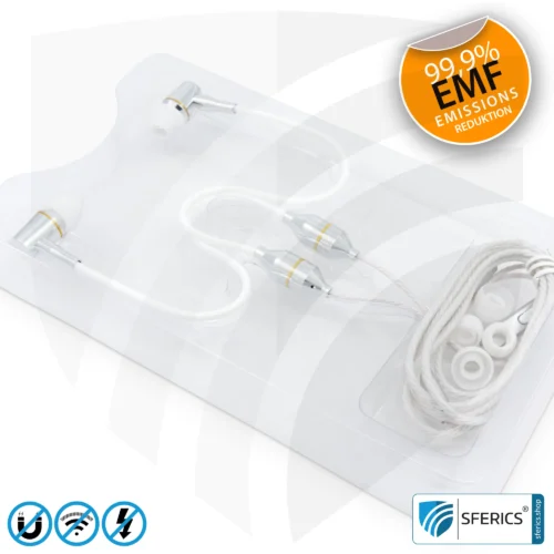 Luftkabel In-Ear Stereo Headset mit Mikrofon | AirTube CLASSIC | strahlungsfreie Technologie ohne Elektrosmog | weiss-silber | mit Klinkenstecker 22 Luftkabel In-Ear Stereo Headset mit Mikrofon | Air Tube CLASSIC | strahlungsfreie Technologie ohne Elektrosmog | weiss-silber | mit Klinkenstecker