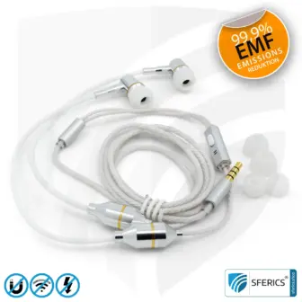 Luftkabel In-Ear Stereo Headset mit Mikrofon | AirTube CLASSIC | strahlungsfreie Technologie ohne Elektrosmog | weiss-silber | mit Klinkenstecker 15 Luftkabel In-Ear Stereo Headset mit Mikrofon | Air Tube CLASSIC | strahlungsfreie Technologie ohne Elektrosmog | weiss-silber | mit Klinkenstecker