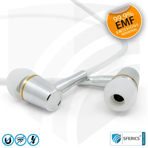 Luftkabel In-Ear Stereo Headset mit Mikrofon | AirTube CLASSIC | strahlungsfreie Technologie ohne Elektrosmog | weiss-silber | mit Klinkenstecker 14 Luftkabel In-Ear Stereo Headset mit Mikrofon | Air Tube CLASSIC | strahlungsfreie Technologie ohne Elektrosmog | weiss-silber | mit Klinkenstecker