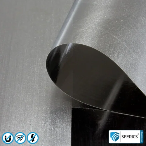 Magnetfeld Abschirmfolie MCF5 | Breite 5 cm | Schirmdämpfung magnetischer Wechselfelder mit 30 dB und Funkstrahlung HF bei 70 dB und höher | Wirkungsvoll gegen 5G! 1 Magnetfeld Abschirmfolie MCF5 | Breite 5 cm | Schirmdämpfung magnetischer Wechselfelder mit 30 dB und Funkstrahlung HF bei 70 dB und höher | Wirkungsvoll gegen 5G!
