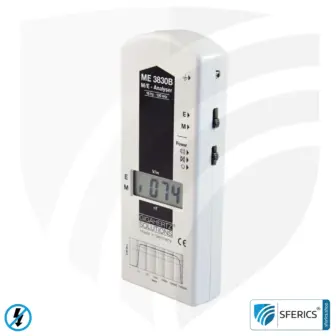 NF ANALYSER ME3830B | Niederfrequenz Messgerät für Elektrosmog | Erkennung elektrischer Wechselfelder und Magnetfelder | Messbereich 16 Hz bis 100 kHz 12 NF Analyser ME3830B | Potentialfreies Niederfrequenz Messgerät für Elektrosmog | Erkennung elektrischer Wechselfelder und Magnetfelder | Messbereich 16 Hz bis 100 kHz